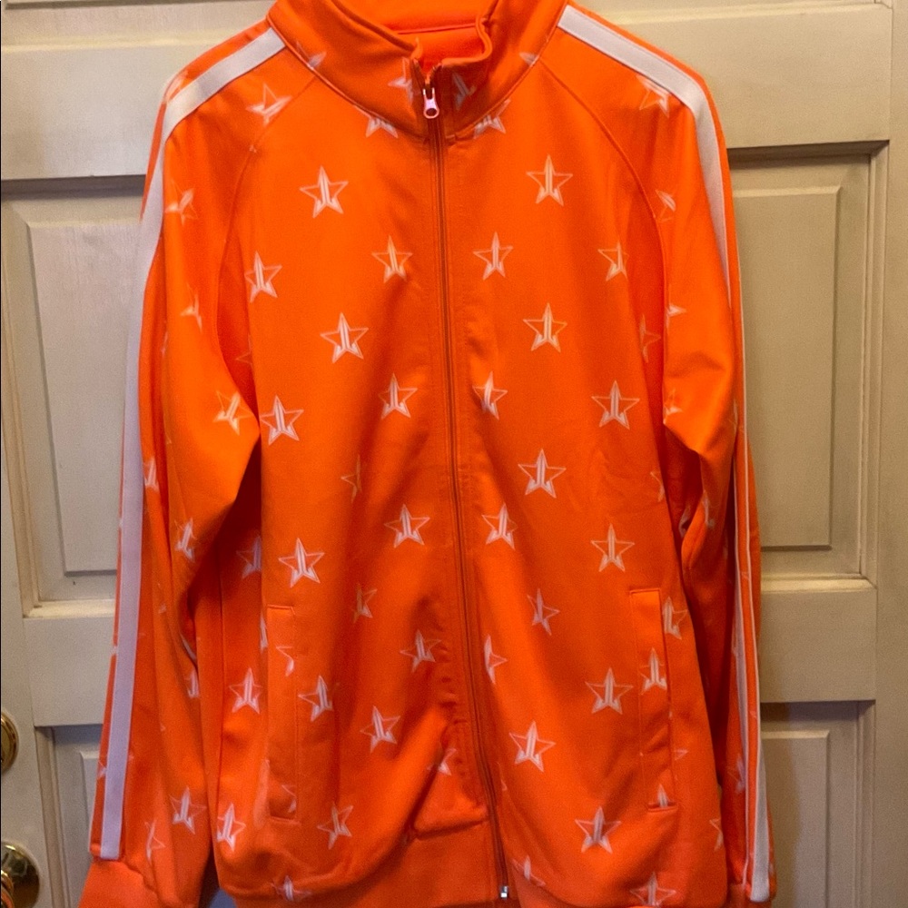 Jeffree Star Orange Track Suit NWOT Size Large